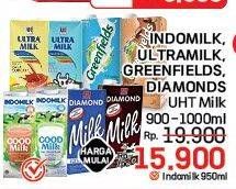 Indomilk/Ultramilk/Greenfields/Diamonds UHT Milk