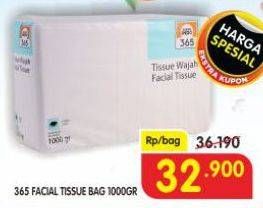 Promo Harga 365 Facial Tissue 1000 gr - Superindo