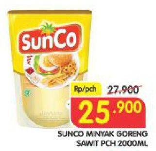 Promo Harga SUNCO Minyak Goreng 2 ltr - Superindo