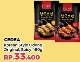 Promo Harga Cedea Korean Style Odeng Original, Spicy 480 gr - Yogya