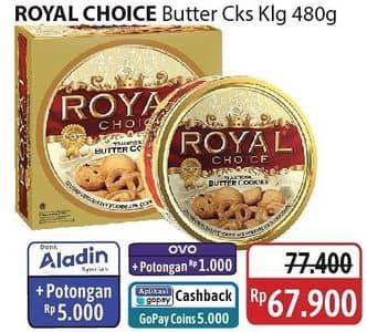 Promo Harga Danish Royal Choice Butter Cookies 480 gr - Alfamidi