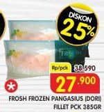 Promo Harga Frosh Fresh Frozen Pangasius Fillet 385 gr - Superindo