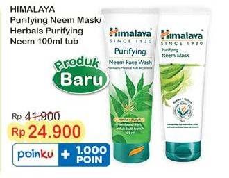Promo Harga Himalaya Face Wash/Purifying Neem Mask  - Indomaret