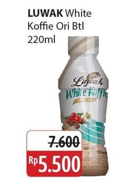 Promo Harga Luwak White Koffie Ready To Drink Original 220 ml - Alfamidi