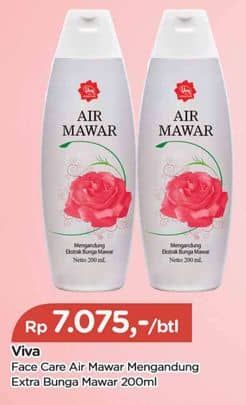 Promo Harga Viva Air Mawar 200 ml - TIP TOP