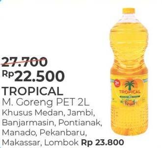 Promo Harga TROPICAL Minyak Goreng 2 ltr - Alfamart