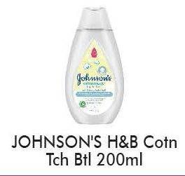 Promo Harga JOHNSONS Baby Cottontouch Top to Toe Bath 200 ml - Alfamart