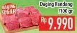 Promo Harga Daging Rendang Sapi per 100 gr - Hypermart