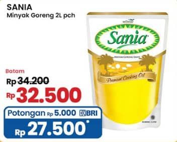 Promo Harga Sania Minyak Goreng 2000 ml - Indomaret