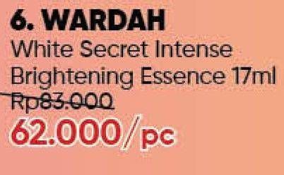 Promo Harga WARDAH White Secret Intense Brightening Essence 17 ml - Guardian