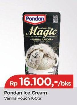 Promo Harga PONDAN Ice Cream Magic Vanilla 160 gr - TIP TOP