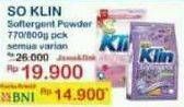 Promo Harga So Klin Softergent All Variants 770 gr - Indomaret