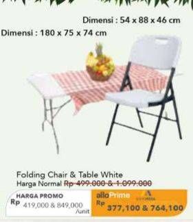 Promo Harga Folding Chair  - Carrefour