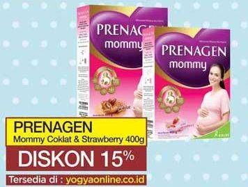 Promo Harga PRENAGEN Mommy Cokelat, Stroberi 400 gr - Yogya