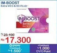 Promo Harga Imboost Multivitamin Tablet Extra Vit C D3 4 pcs - Indomaret