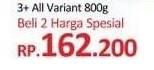 Promo Harga DANCOW Advanced Excelnutri 3 per 2 box 800 gr - Yogya