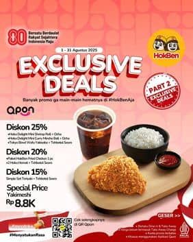 Promo Harga Exclusive Deals  - HokBen