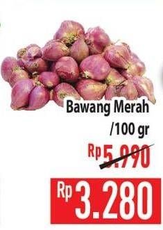 Promo Harga Bawang Merah per 100 gr - Hypermart