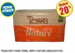 Promo Harga Soft Hand Towel Nature Unbleach  - Superindo
