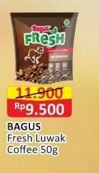 Promo Harga Bagus Fresh Air Freshener Luwak Coffee 50 gr - Alfamart