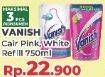 Promo Harga VANISH Penghilang Noda Cair White, Pink 750 ml - Yogya