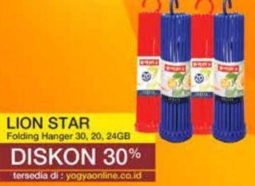 Promo Harga LION STAR Folding Hanger  - Yogya