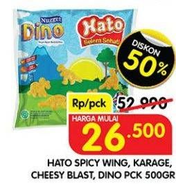 Hato Spicy Wing, Karage, Cheesy Blast, Dino 500gr