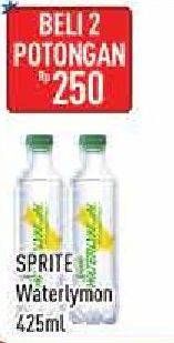 Promo Harga SPRITE Waterlymon per 2 botol 425 ml - Hypermart