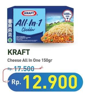 Promo Harga Kraft All in 1 Cheddar 165 gr - Hypermart