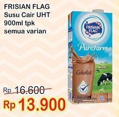 Promo Harga FRISIAN FLAG Susu UHT Purefarm All Variants 900 ml - Indomaret