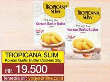 Promo Harga TROPICANA SLIM Cookies Korean Garlic Butter 100 gr - Yogya