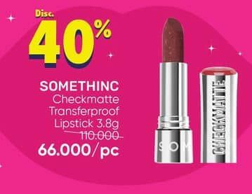 Promo Harga Somethinc Checkmatte Transferproof Lipstick  - Guardian