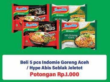 Promo Harga INDOMIE Mi Goreng/Hype Abis  - Hypermart