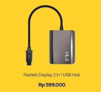 Promo Harga FEELTEK Display 2 in 1 USB Hub  - iBox