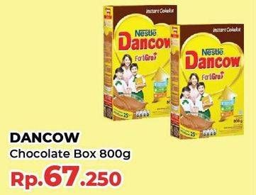 Promo Harga Dancow FortiGro Susu Bubuk Instant Cokelat 800 gr - Yogya