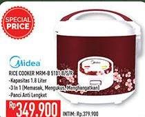 Promo Harga MIDEA MRMB 5101 Rice Cooker  - Hypermart