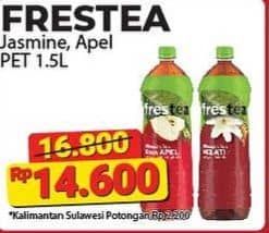 Promo Harga Frestea Minuman Teh Jasmine, Original, Apple 1500 ml - Alfamart