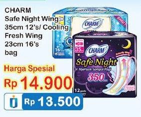 Promo Harga CHARM Safe Night 35cm / Cooling Fresh 23cm  - Indomaret