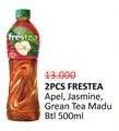 Promo Harga Frestea Minuman Teh Apple, Green Honey, Original 500 ml - Alfamidi