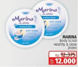Promo Harga Marina Body Scrub Health & Glow 200 ml - Lotte Grosir