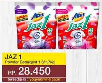 Promo Harga Attack Jaz1 Detergent Powder 1700 gr - Yogya