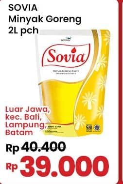 Promo Harga Sovia Minyak Goreng 2000 ml - Indomaret