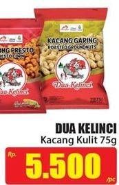 Promo Harga DUA KELINCI Kacang Garing Original 75 gr - Hari Hari