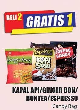 Promo Harga KAPAL API / GINGER BON / BONTEA / ESPRESSO Candy  - Hari Hari