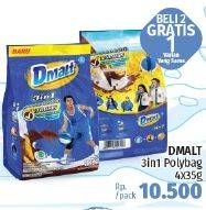 Promo Harga DMALT 3in1 per 4 sachet 35 gr - LotteMart