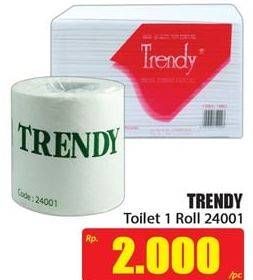 Promo Harga TRENDY Tissue Toilet 1 roll - Hari Hari