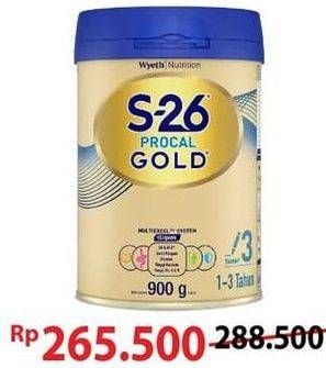 Promo Harga S26 Procal Gold Susu Pertumbuhan 900 gr - Alfamart