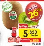 Promo Harga Kiwi Green per 100 gr - Superindo