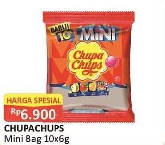 Promo Harga CHUPA CHUPS Lollipop Candy Mini per 10 pcs 6 gr - Alfamart