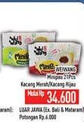 Promo Harga WEIWANG Mini Pao Kacang Merah, Kacang Hijau 21 pcs - Hypermart